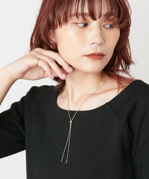 Omekashi（オメカシ）の「スライドパーツスネイクチェーンネックレス（ネックレス・レディース・シルバー/ゴールド・ONE SIZE）」の8枚目の写真