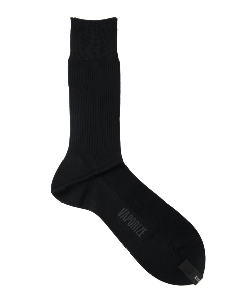 BEAMS（ビームス）の「VAPORIZE / 2x2 RIB SOX（ソックス/靴下・メンズ・ブラック/ホワイト/チャコールグレー・ONE SIZE）」の15枚目の写真