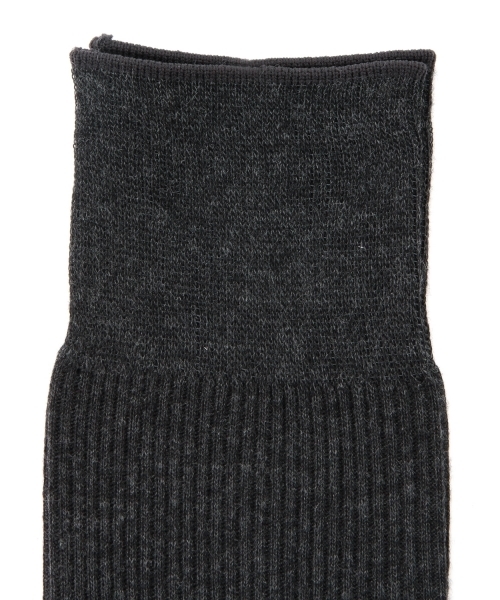 BEAMS（ビームス）の「VAPORIZE / 2x2 RIB SOX（ソックス/靴下・メンズ・ブラック/ホワイト/チャコールグレー・ONE SIZE）」の18枚目の写真