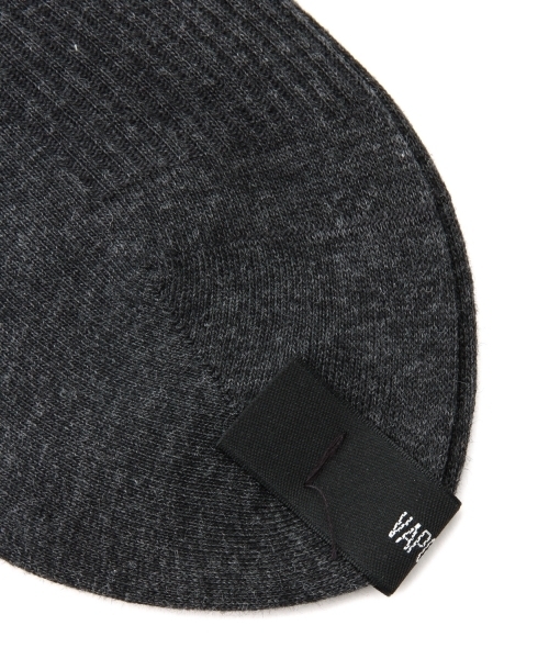 BEAMS（ビームス）の「VAPORIZE / 2x2 RIB SOX（ソックス/靴下・メンズ・ブラック/ホワイト/チャコールグレー・ONE SIZE）」の13枚目の写真