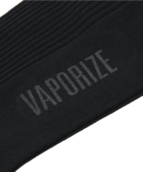 BEAMS（ビームス）の「VAPORIZE / 2x2 RIB SOX（ソックス/靴下・メンズ・ブラック/ホワイト/チャコールグレー・ONE SIZE）」の7枚目の写真