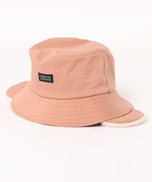 ROMPING UNIVERSE（ランピングユニバース）の「耳あてHAT（ハット・キッズ・イエロー/グリーン/ピンク・52cm/54cm）」の3枚目の写真