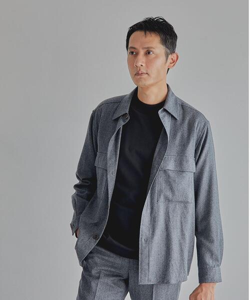 green label relaxing（グリーンレーベルリラクシング）の「＜green label relaxing＞ポンチ モックネック カットソー（Tシャツ/カットソー・メンズ・ロイヤルブルー/ライトグレー/ブラック・S/L/XL/M）」の4枚目の写真