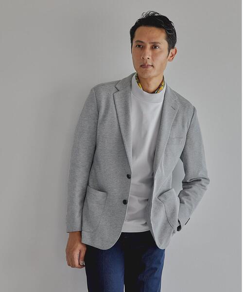 green label relaxing（グリーンレーベルリラクシング）の「＜green label relaxing＞ポンチ モックネック カットソー（Tシャツ/カットソー・メンズ・ロイヤルブルー/ライトグレー/ブラック・S/L/XL/M）」の6枚目の写真