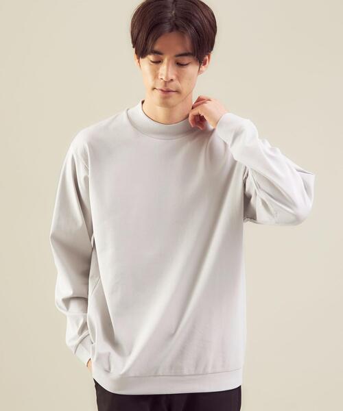 green label relaxing（グリーンレーベルリラクシング）の「＜green label relaxing＞ポンチ モックネック カットソー（Tシャツ/カットソー・メンズ・ロイヤルブルー/ライトグレー/ブラック・S/L/XL/M）」の8枚目の写真