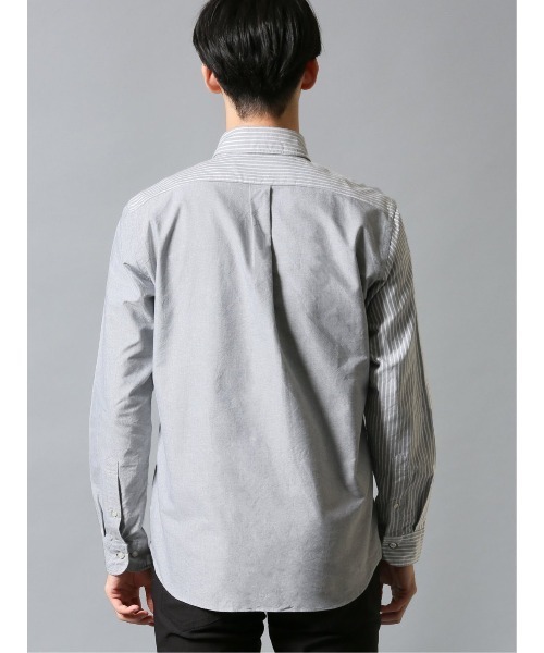 Alexander Julian（アレキサンダージュリアン）の「アレキサンダージュリアンメンズ/ALEXANDER JULIAN：MEN オックス クレイジー ボタンダウン長袖シャツ（シャツ/ブラウス・メンズ・サックスブルー/グレー・LARGE/MEDIUM/X-LARGE）」の12枚目の写真