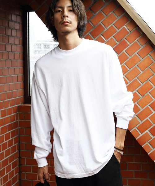 LOS ANGELES APPAREL（ロサンゼルスアパレル）の「LOS ANGELS APPAREL 6.5oz ガーメントダイロングＴシャツ（Tシャツ/カットソー・メンズ・ホワイト/ブラック/ホワイト系その他/グリーン系その他/オレンジ/コバルトブルー/ネイビー・SMALL/MEDIUM/LARGE/X-LARGE）」の10枚目の写真