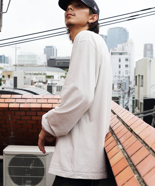 LOS ANGELES APPAREL（ロサンゼルスアパレル）の「LOS ANGELS APPAREL 6.5oz ガーメントダイロングＴシャツ（Tシャツ/カットソー・メンズ・ホワイト/ブラック/ホワイト系その他/グリーン系その他/オレンジ/コバルトブルー/ネイビー・SMALL/MEDIUM/LARGE/X-LARGE）」の13枚目の写真