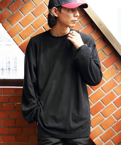 LOS ANGELES APPAREL（ロサンゼルスアパレル）の「LOS ANGELS APPAREL 6.5oz ガーメントダイロングＴシャツ（Tシャツ/カットソー・メンズ・ホワイト/ブラック/ホワイト系その他/グリーン系その他/オレンジ/コバルトブルー/ネイビー・SMALL/MEDIUM/LARGE/X-LARGE）」の14枚目の写真