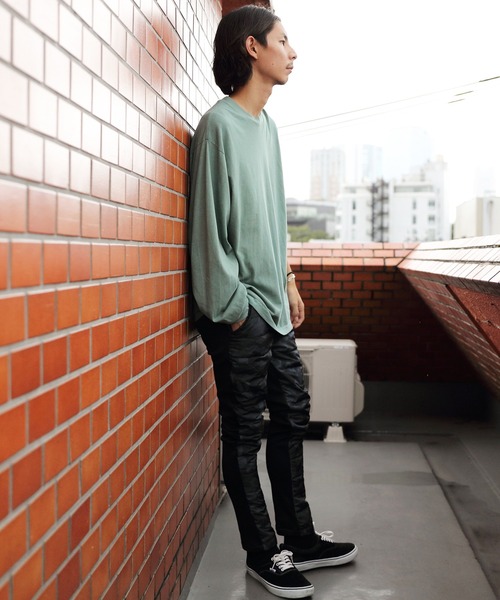 LOS ANGELES APPAREL（ロサンゼルスアパレル）の「LOS ANGELS APPAREL 6.5oz ガーメントダイロングＴシャツ（Tシャツ/カットソー・メンズ・ホワイト/ブラック/ホワイト系その他/グリーン系その他/オレンジ/コバルトブルー/ネイビー・SMALL/MEDIUM/LARGE/X-LARGE）」の20枚目の写真