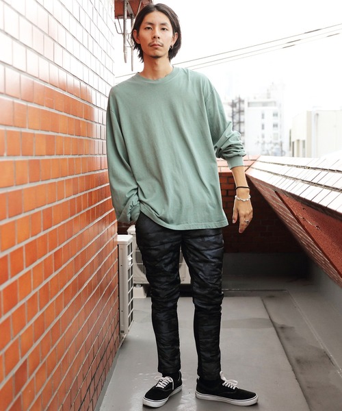 LOS ANGELES APPAREL（ロサンゼルスアパレル）の「LOS ANGELS APPAREL 6.5oz ガーメントダイロングＴシャツ（Tシャツ/カットソー・メンズ・ホワイト/ブラック/ホワイト系その他/グリーン系その他/オレンジ/コバルトブルー/ネイビー・SMALL/MEDIUM/LARGE/X-LARGE）」の22枚目の写真