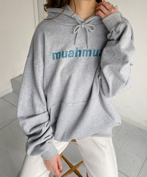 セール】【muah muah/ムーアムーア】LOWER PRINTING OVERFIT