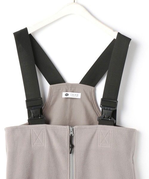 179/WG(イチナナキュウダブルジー)の「フリース ジャンパースカート(スカート・レディース・ブラック/グレー・MEDIUM)」の3枚目の写真