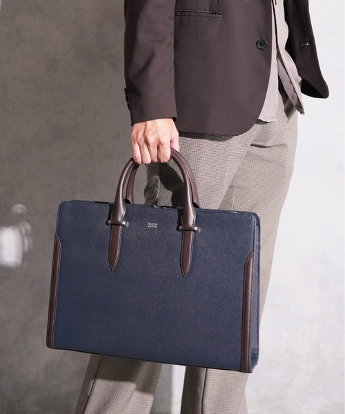 TAKEO KIKUCHI(タケオキクチ)の「【TAKEO KIKUCHI /タケオキクチ】 スパーダ A4 ビジネスバッグ(ビジネスバッグ・メンズ・ブラック/ネイビー・FREE)」の2枚目の写真