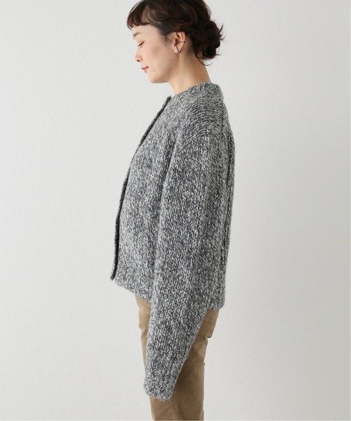 JOURNAL STANDARD relume(ジャーナルスタンダード レリューム)の「【MIJEONG PARK/ミジョン・パーク】MELANGE KNIT C/D:カーディガン(カーディガン/ボレロ・レディース・モスグリーン/グレー・MEDIUM)」の8枚目の写真