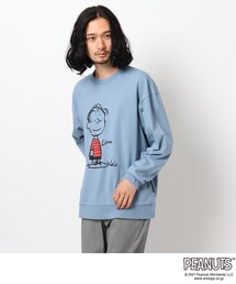 PEANUTS | PEANUTS/ピーナッツ キャラクターグラフィック ビッグシルエットスウェットTシャツ(Tシャツ/カットソー)