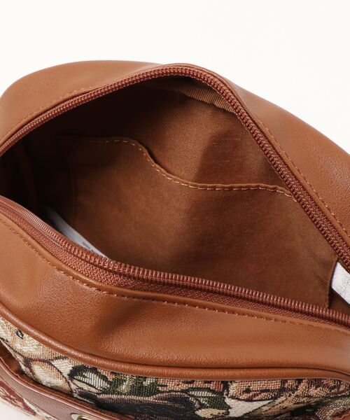 ehka sopo（エヘカソポ）の「ゴブラン／フェイクレザーアソートショルダーバッグ（ショルダーバッグ・レディース・ダークブラウン/ブラウン/キャメル・ﾌﾘ-）」の18枚目の写真