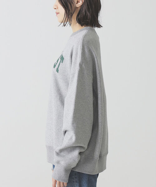 BEAMS LIGHTS(ビームスライツ)の「BEAMS LIGHTS × 長屋なぎさ / ロゴ スウェット(スウェット・レディース・グレー/グリーン・ONE SIZE)」の12枚目の写真