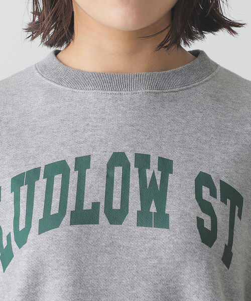 BEAMS LIGHTS(ビームスライツ)の「BEAMS LIGHTS × 長屋なぎさ / ロゴ スウェット(スウェット・レディース・グレー/グリーン・ONE SIZE)」の8枚目の写真