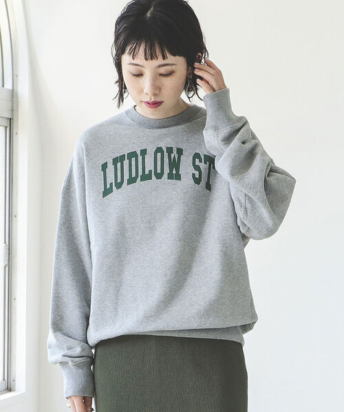 BEAMS LIGHTS(ビームスライツ)の「BEAMS LIGHTS × 長屋なぎさ / ロゴ スウェット(スウェット・レディース・グレー/グリーン・ONE SIZE)」の20枚目の写真