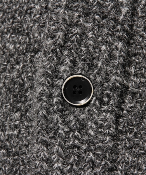 BAYFLOW（ベイフロー）の「BAYFLOW／シェットショールカーディガン（カーディガン/ボレロ・メンズ・グレー/ネイビー/オフホワイト・LARGE/SMALL/MEDIUM）」の7枚目の写真