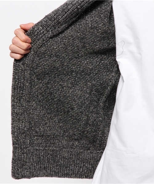 BAYFLOW（ベイフロー）の「BAYFLOW／シェットショールカーディガン（カーディガン/ボレロ・メンズ・グレー/ネイビー/オフホワイト・LARGE/SMALL/MEDIUM）」の8枚目の写真