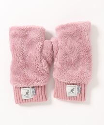 【KANGOL／カンゴール】もこもこボア　フィンガーレスグローブ　（手袋）