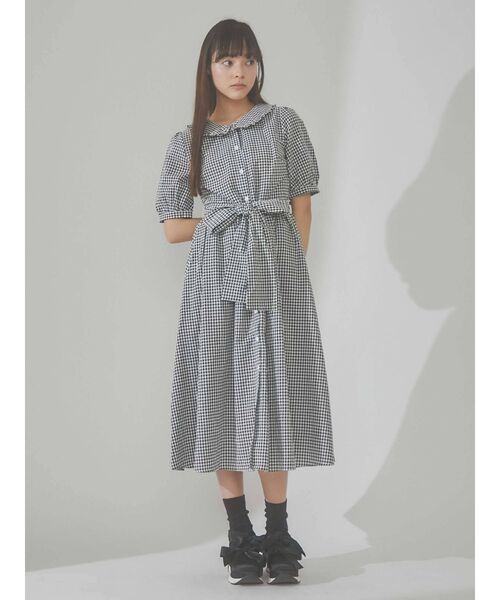 merry jenny(メリージェニー)の「リボンスニーカー(スニーカー・レディース・ブラック/アイボリー・SMALL/MEDIUM/LARGE)」の5枚目の写真