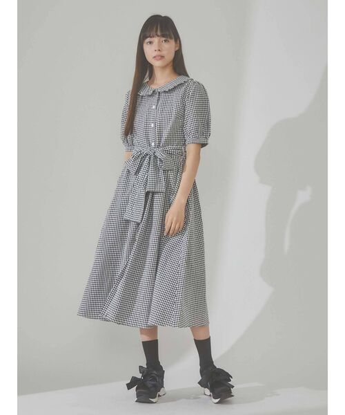 merry jenny(メリージェニー)の「リボンスニーカー(スニーカー・レディース・ブラック/アイボリー・SMALL/MEDIUM/LARGE)」の6枚目の写真