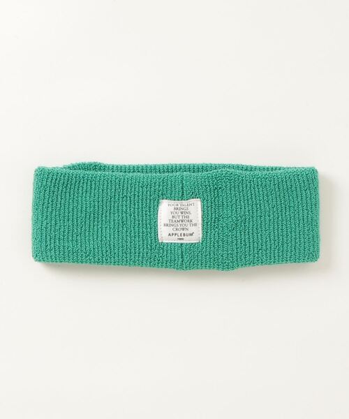 APPLEBUM(アップルバム)の「Sustainable SJ Logo Head Band(ニットキャップ/ビーニー・メンズ・ブラック/ターコイズブルー・FREE)」の10枚目の写真