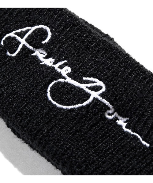 APPLEBUM(アップルバム)の「Sustainable SJ Logo Head Band(ニットキャップ/ビーニー・メンズ・ブラック/ターコイズブルー・FREE)」の16枚目の写真
