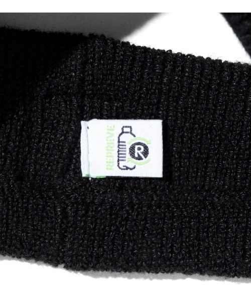APPLEBUM(アップルバム)の「Sustainable SJ Logo Head Band(ニットキャップ/ビーニー・メンズ・ブラック/ターコイズブルー・FREE)」の8枚目の写真