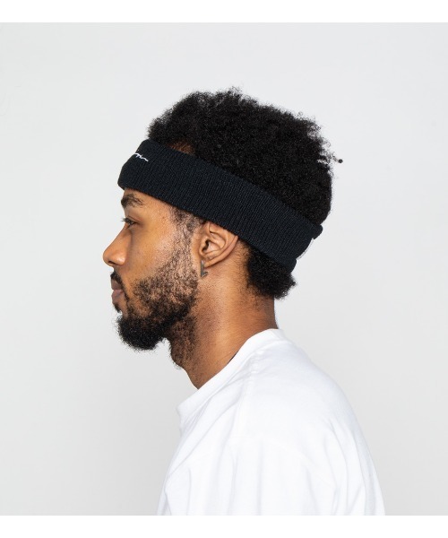 APPLEBUM(アップルバム)の「Sustainable SJ Logo Head Band(ニットキャップ/ビーニー・メンズ・ブラック/ターコイズブルー・FREE)」の22枚目の写真