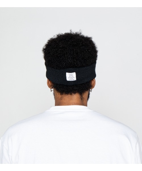 APPLEBUM(アップルバム)の「Sustainable SJ Logo Head Band(ニットキャップ/ビーニー・メンズ・ブラック/ターコイズブルー・FREE)」の14枚目の写真