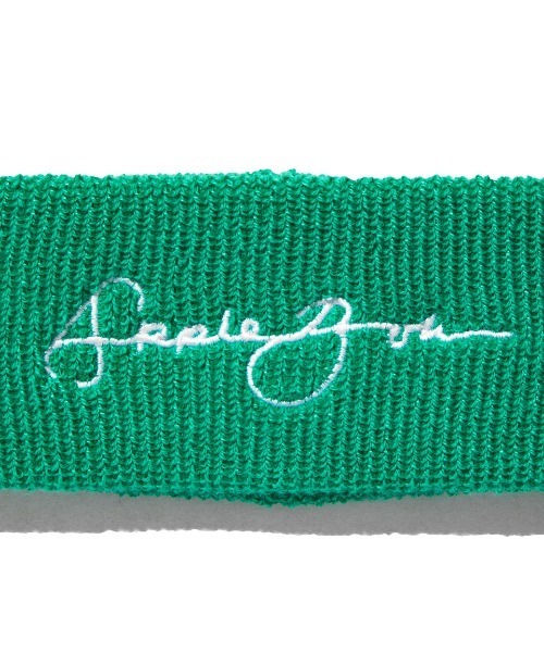 APPLEBUM(アップルバム)の「Sustainable SJ Logo Head Band(ニットキャップ/ビーニー・メンズ・ブラック/ターコイズブルー・FREE)」の17枚目の写真