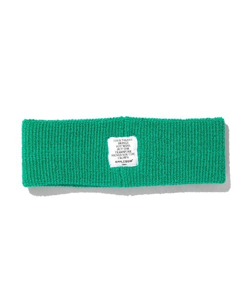 APPLEBUM(アップルバム)の「Sustainable SJ Logo Head Band(ニットキャップ/ビーニー・メンズ・ブラック/ターコイズブルー・FREE)」の9枚目の写真