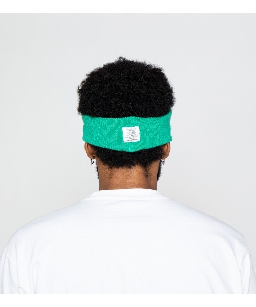 APPLEBUM(アップルバム)の「Sustainable SJ Logo Head Band(ニットキャップ/ビーニー・メンズ・ブラック/ターコイズブルー・FREE)」の18枚目の写真