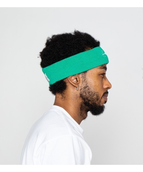 APPLEBUM(アップルバム)の「Sustainable SJ Logo Head Band(ニットキャップ/ビーニー・メンズ・ブラック/ターコイズブルー・FREE)」の21枚目の写真