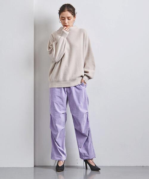 UNITED ARROWS（ユナイテッドアローズ）の「＜UNITED ARROWS＞W/CA AZE ボトルネック ニット W（ニット/セーター・レディース・ライトブルー/ブラック/ナチュラル・FREE）」の11枚目の写真