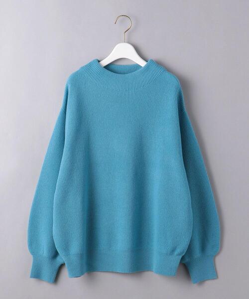 UNITED ARROWS（ユナイテッドアローズ）の「＜UNITED ARROWS＞W/CA AZE ボトルネック ニット W（ニット/セーター・レディース・ライトブルー/ブラック/ナチュラル・FREE）」の13枚目の写真