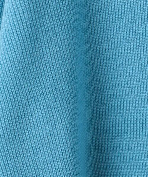 UNITED ARROWS（ユナイテッドアローズ）の「＜UNITED ARROWS＞W/CA AZE ボトルネック ニット W（ニット/セーター・レディース・ライトブルー/ブラック/ナチュラル・FREE）」の18枚目の写真