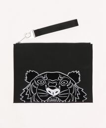 コットン ビッグ クラッチバッグ Tiger タイガー 'The Winter Capsule'