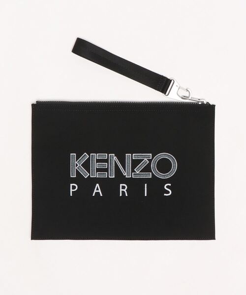 KENZO（ケンゾー）の「コットン ビッグ クラッチバッグ Tiger タイガー 'The Winter Capsule'（クラッチバッグ・メンズ・ブラック系その他・ONE SIZE）」の5枚目の写真