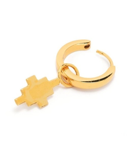 MARCELO BURLON（マルセロ・バーロン）の「【MARCELO BURLON】CROSS PENDANT EARRINGS（ピアス（両耳用）・メンズ・シルバー/ゴールド・F）」の3枚目の写真