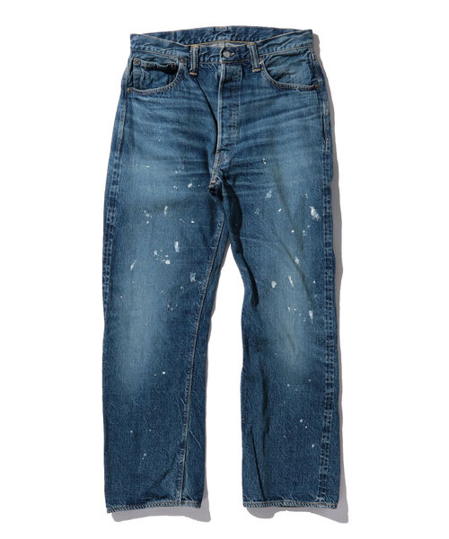 WAREHOUSE（ウエアハウス）の「【予約・イベント限定】WAREHOUSE × BEAMS PLUS / 別注Lot. 1001xx White Paint（デニムパンツ・メンズ・インディゴブルー・32inch/31inch/36inch/33inch/28inch/38inch/34inch/29inch/30inch）」の4枚目の写真