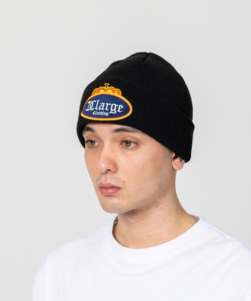 XLARGE(エクストララージ)の「CROWN CUFF BEANIE(ニットキャップ/ビーニー・メンズ・ブラック/ブラウン/アッシュ・ONE SIZE)」の2枚目の写真