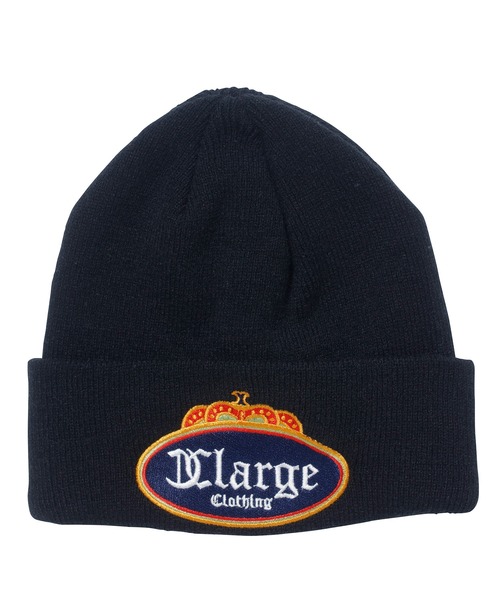 XLARGE(エクストララージ)の「CROWN CUFF BEANIE(ニットキャップ/ビーニー・メンズ・ブラック/ブラウン/アッシュ・ONE SIZE)」の4枚目の写真
