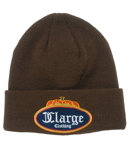 XLARGE(エクストララージ)の「CROWN CUFF BEANIE(ニットキャップ/ビーニー・メンズ・ブラック/ブラウン/アッシュ・ONE SIZE)」の6枚目の写真