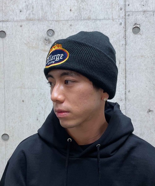 XLARGE(エクストララージ)の「CROWN CUFF BEANIE(ニットキャップ/ビーニー・メンズ・ブラック/ブラウン/アッシュ・ONE SIZE)」の10枚目の写真