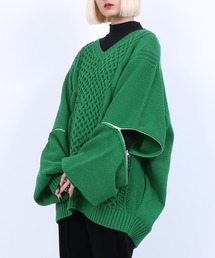 PUNYUS | 2WAYケーブル編みニット(ニット/セーター)